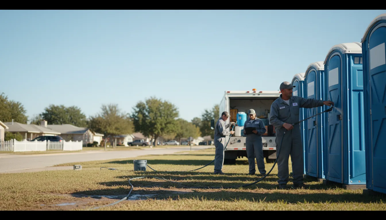 Long-Term Portable Toilet Rental in Corinth, TX near me